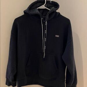 Figs Navy Hoodie with Logo